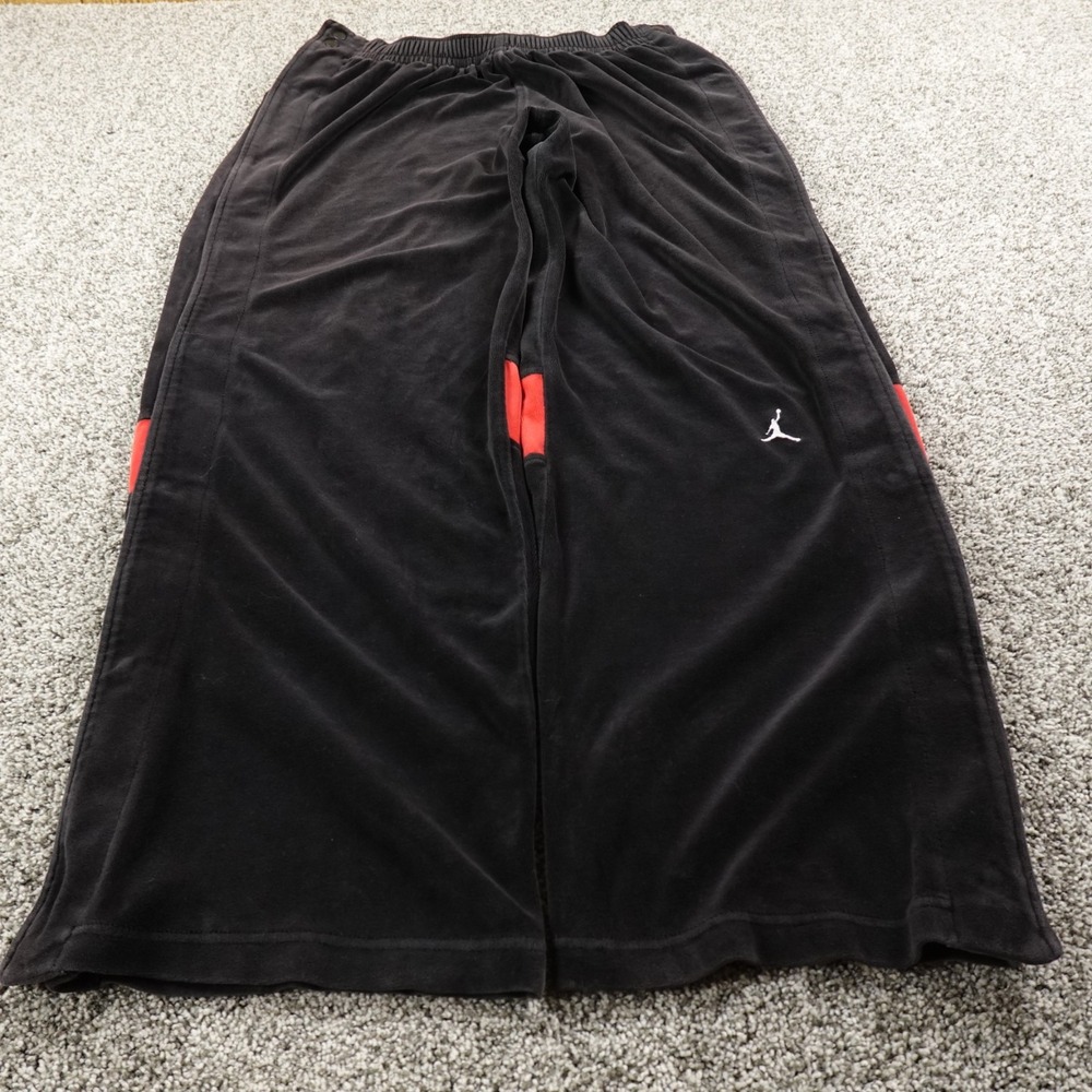 VTG Cincinnati Bearcats‎ Sweatpants Mens XL Black Baggy Velour Jordan Basketball